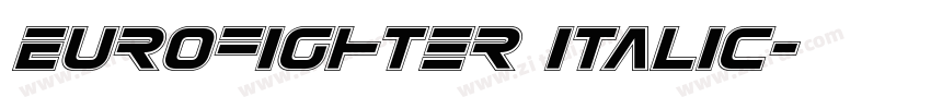 Eurofighter Italic字体转换